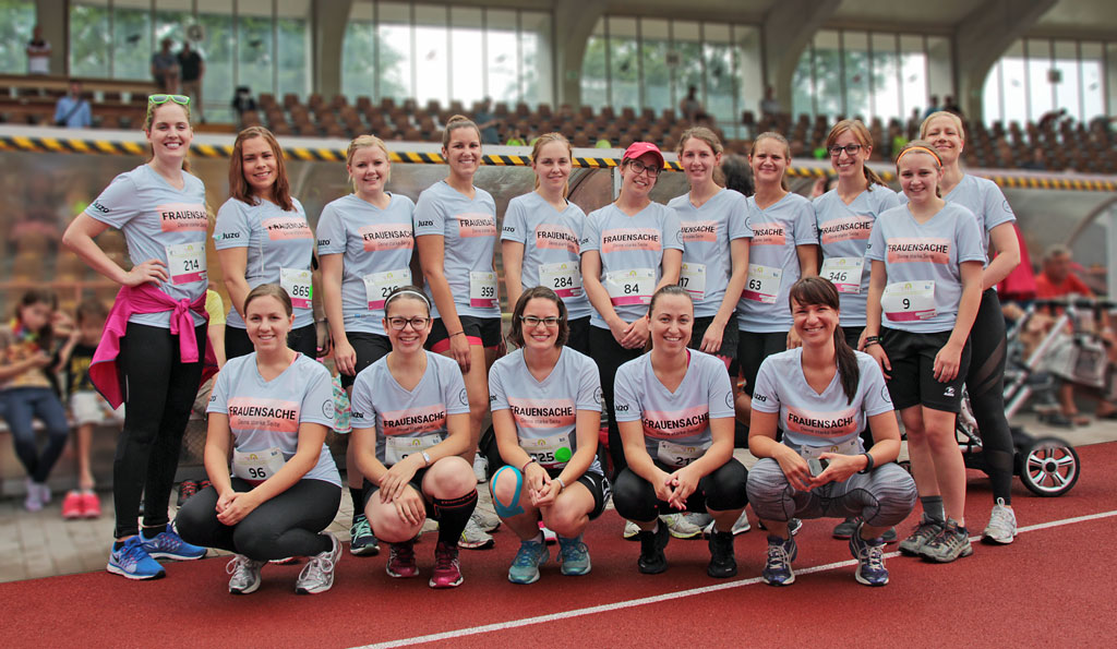 Das FRAUENSACHE-Team beim Frauenlauf in Augsburg