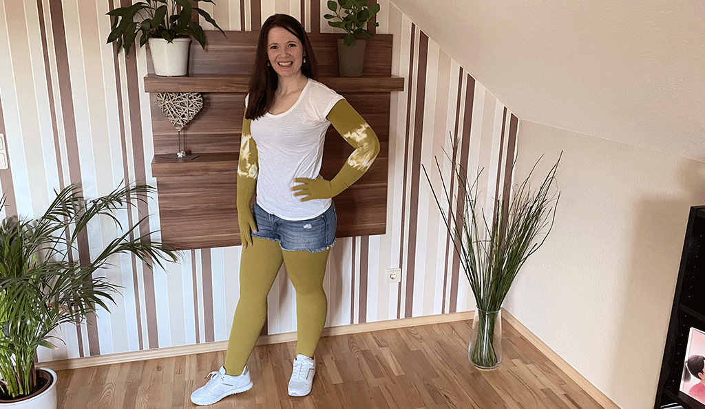 Kathi mit Kompression in der Farbe Yellow Wow