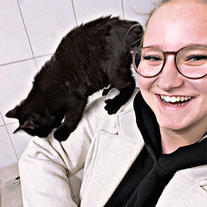 Mercedes mit Katze