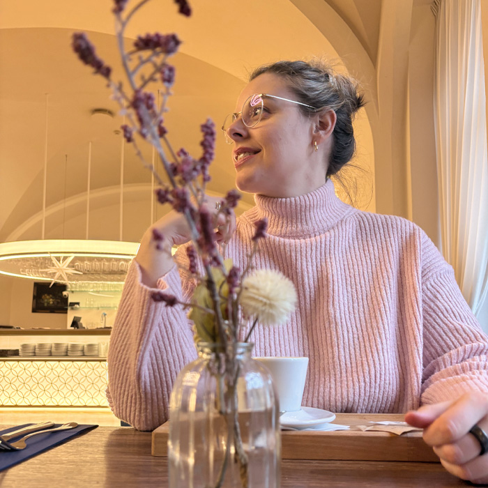Bloggerin Sabrina im Cafè