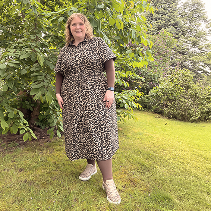 Sabine im Garten