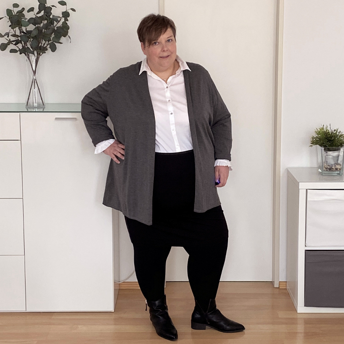 Britta mit der neuen Kompression Expert Feel Pfeffer
